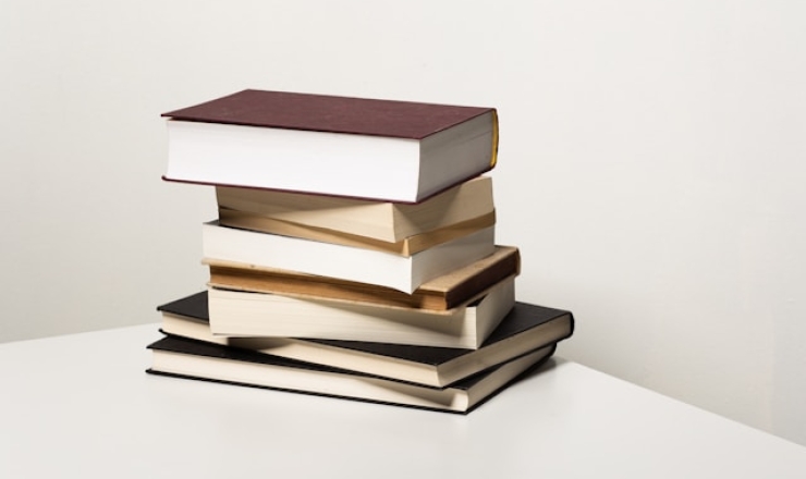 stack of books